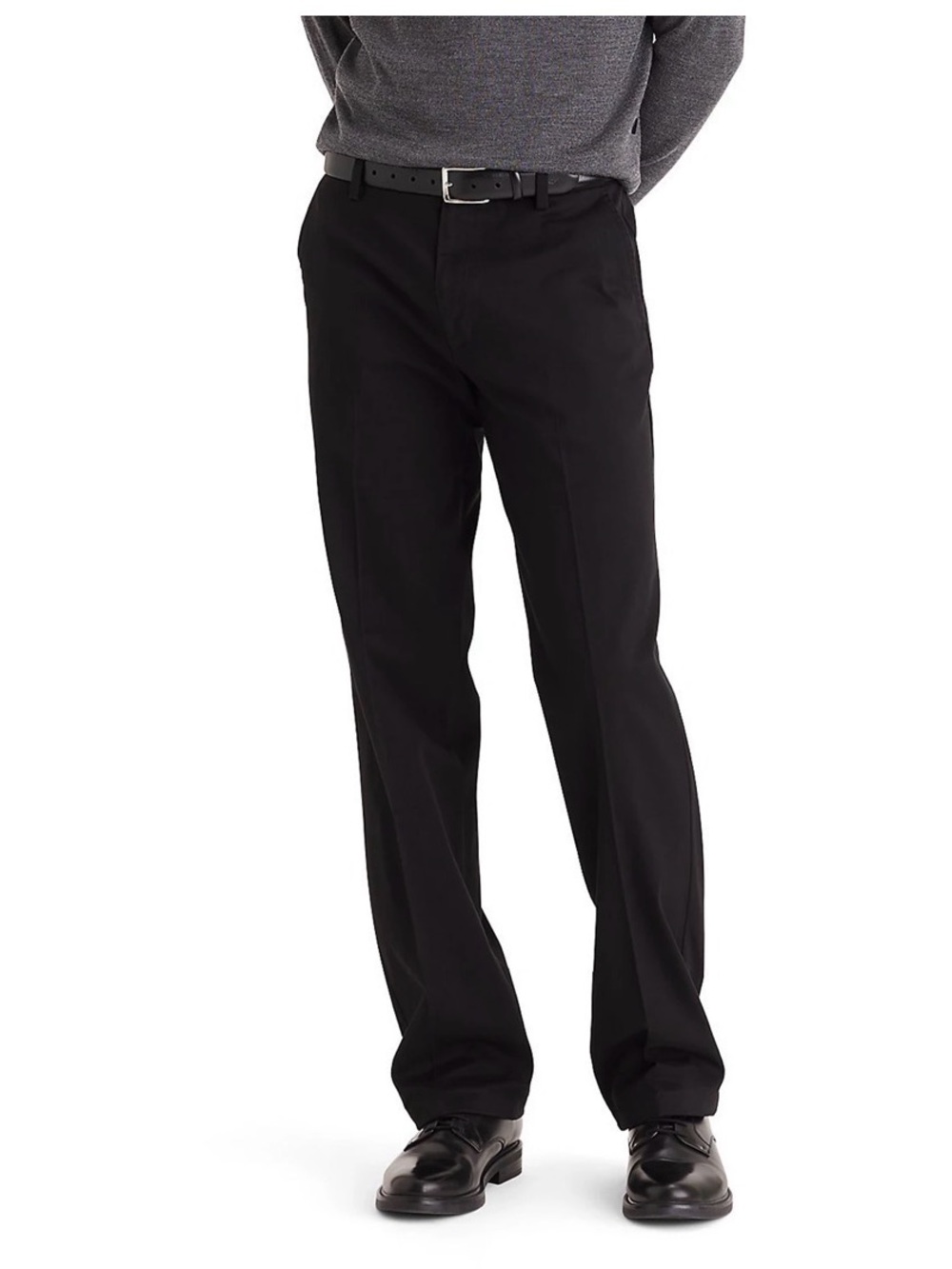 Men's Dockers® Stretch Easy Khaki Classic-Fit Flat-Front Black NWT 34 X 32
